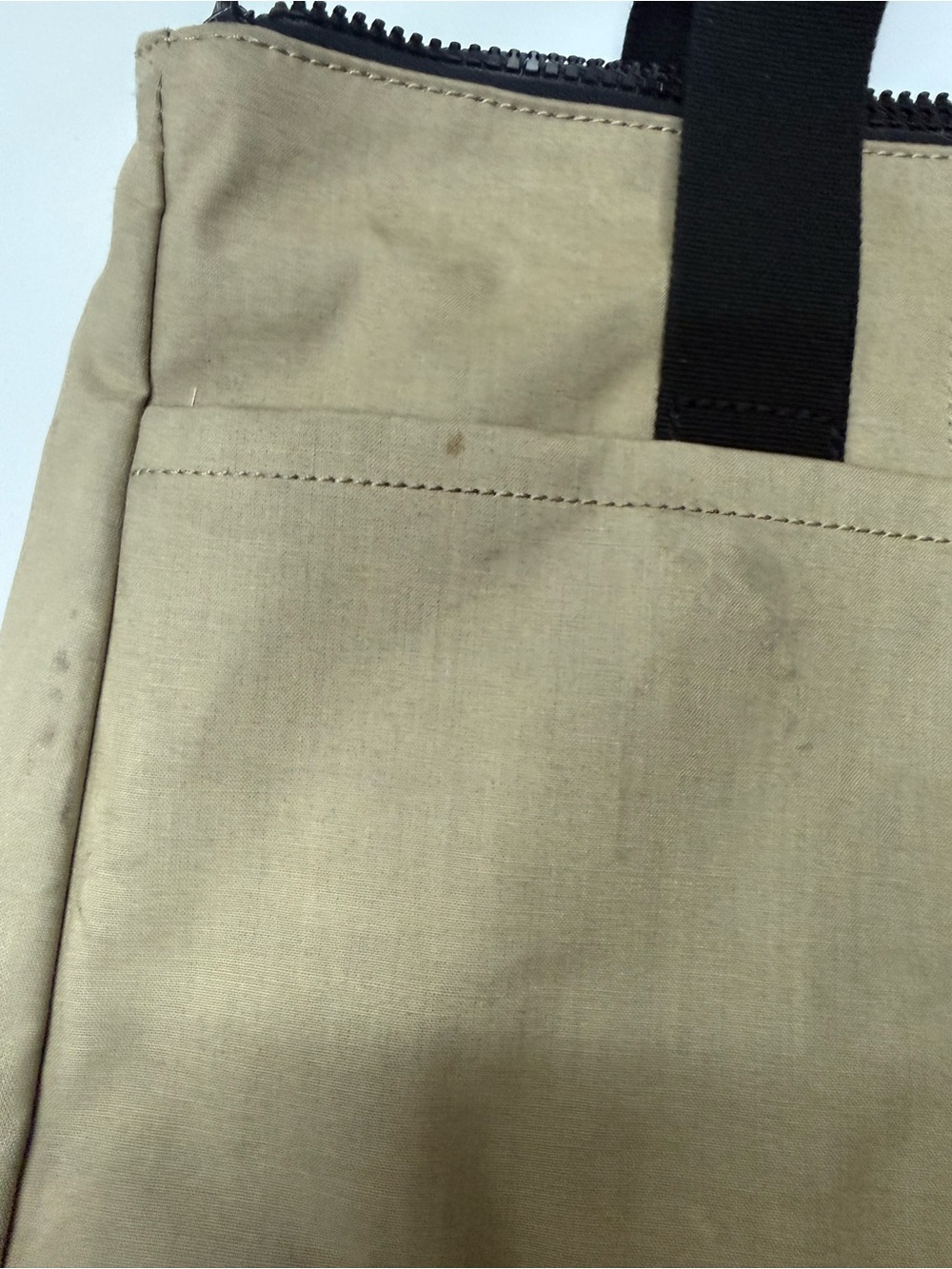 Jack Spade Bonded Cotton Zip Brief Briefcase - Item #098689857527 - Picture 3 of 5